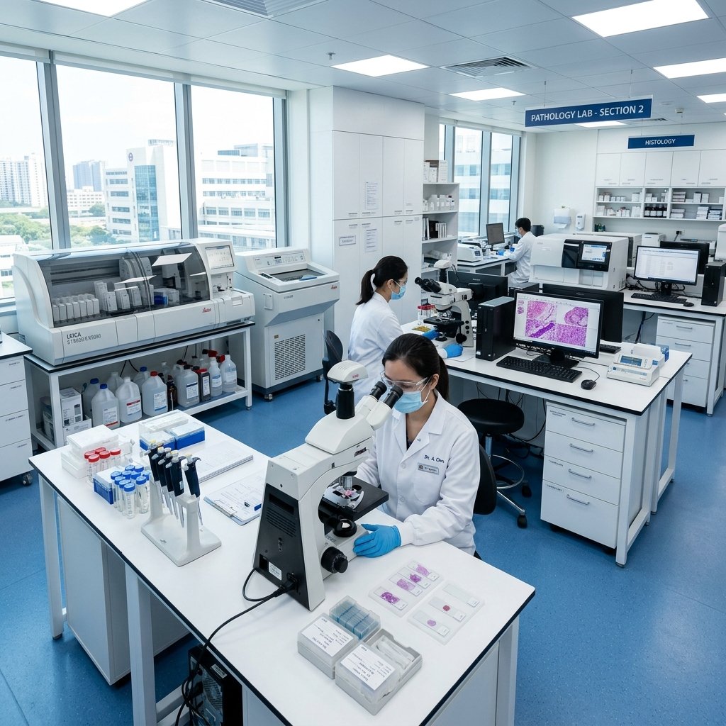 State-of-the-Art Diagnostics Lab Interior